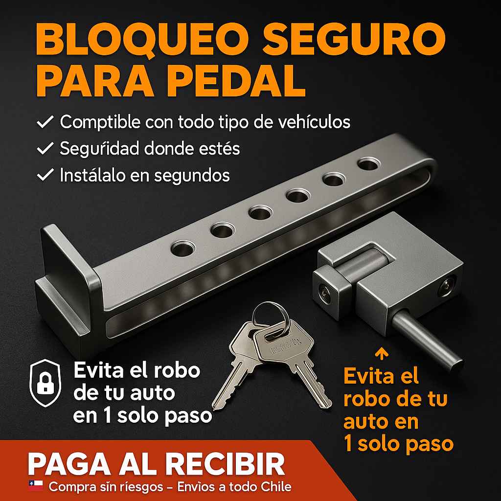 Traba Pedal Candado Auto Antirrobo