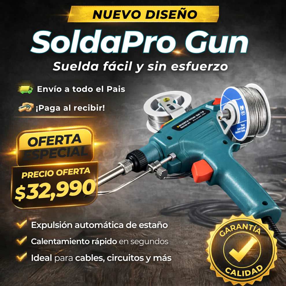 SoldaPro Gun | Suelda fácil y sin esfuerzo