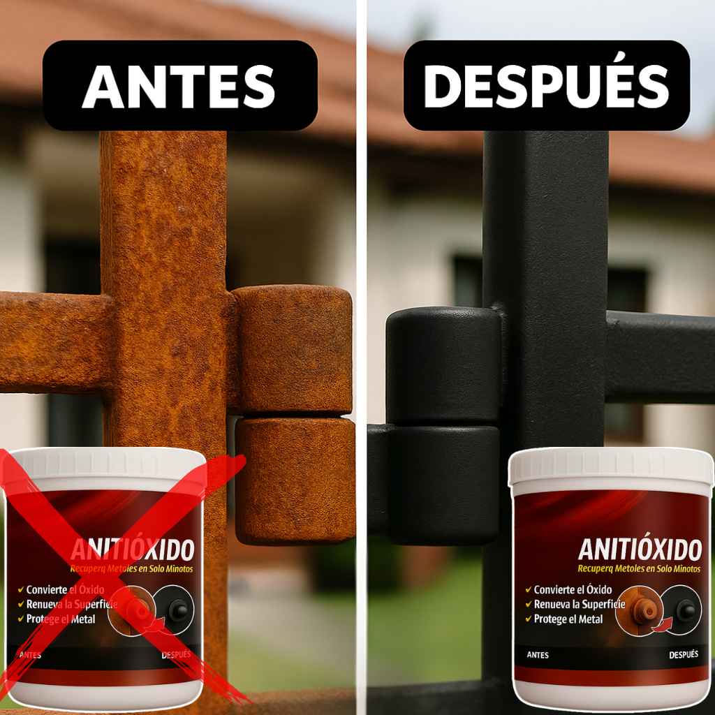 PACK 2x1 | Pintura Antióxido 300gr - Recupera Metales en Solo Minutos