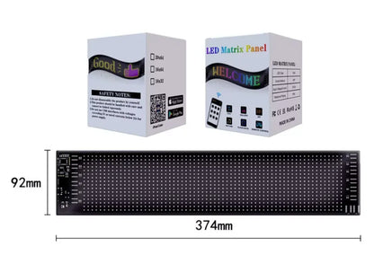 PANTALLA FLEXIBLE LED (Para Camion auto o negocio) 10x38 CM