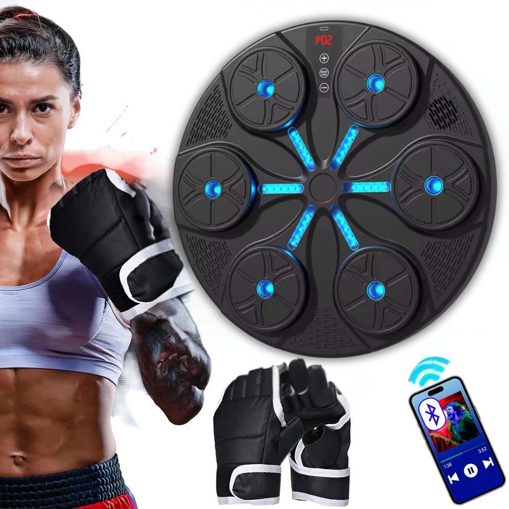 Maquina Boxeo con Bluetooth y guantes | Energía y Motivación en Cada Sesión