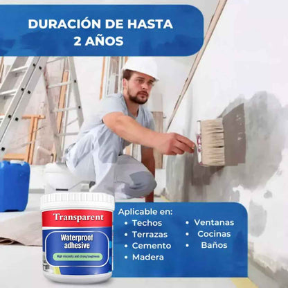 Sellador Impermeable 3x1 | ¡Repara filtraciones facilmente! +3 brocha de regalo