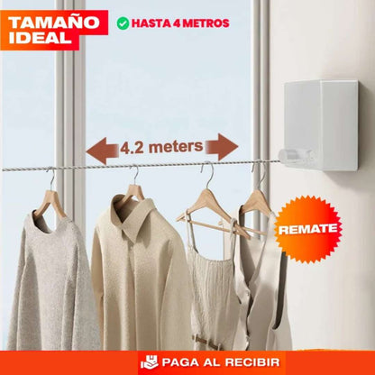 Tendedero Retráctil | Tu Hogar Ordenado en Segundos Sin Complicaciones