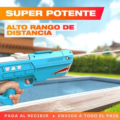 Pistola Lanza Agua Automática Shark | Diversion todo el Verano