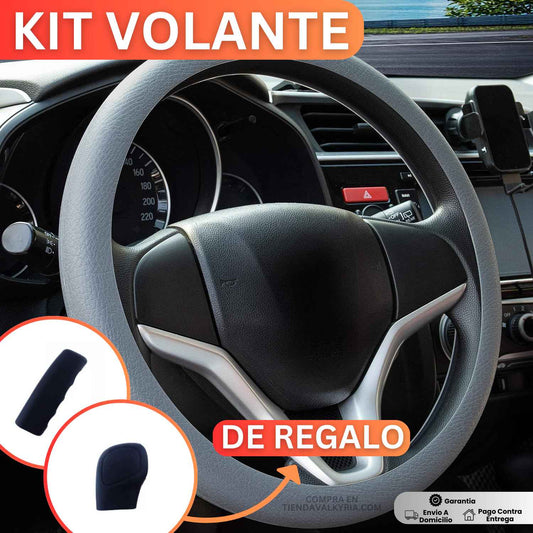 Kit Cubre Volante + Pomo + Freno De Mano FlexiGrip