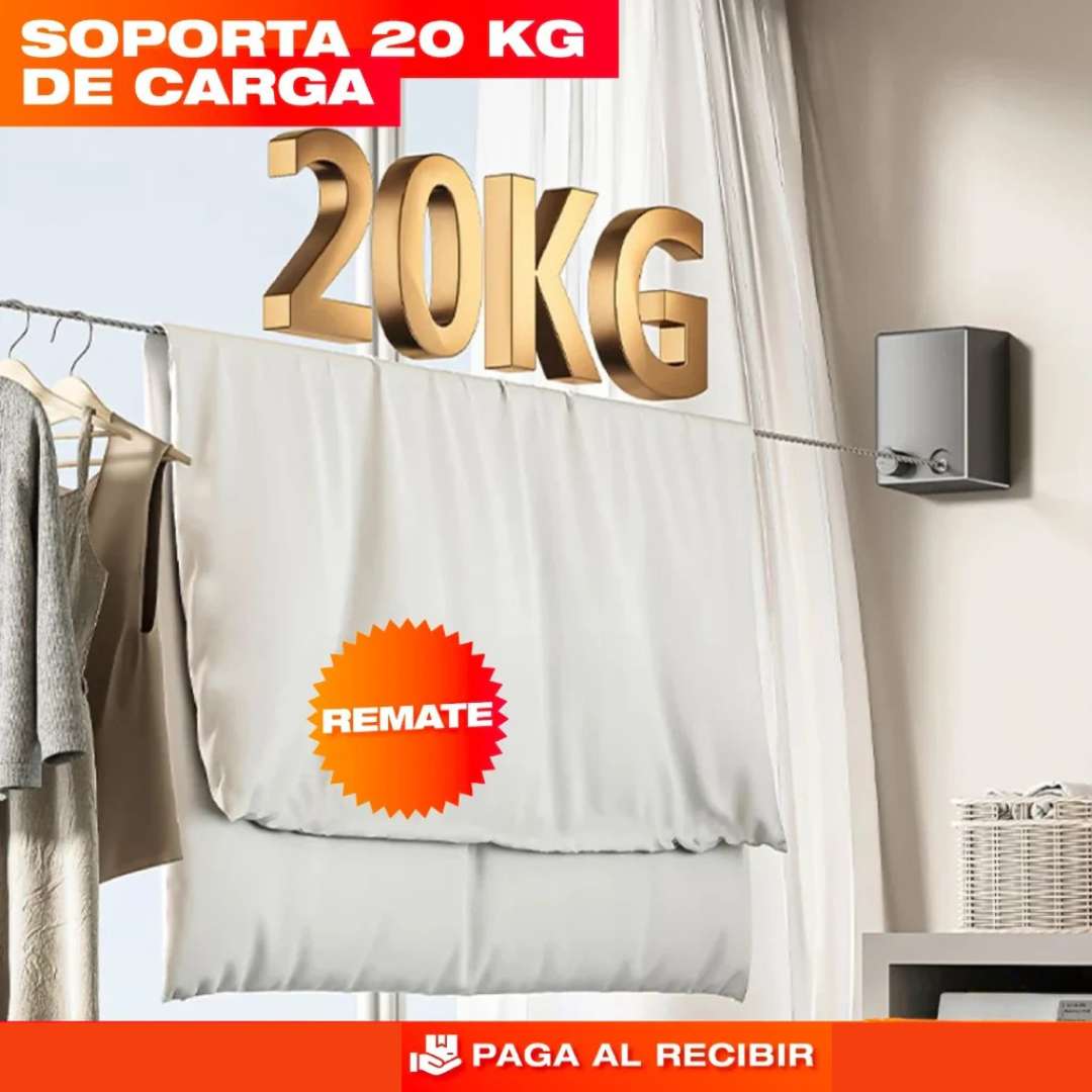 Tendedero Retráctil | Tu Hogar Ordenado en Segundos Sin Complicaciones