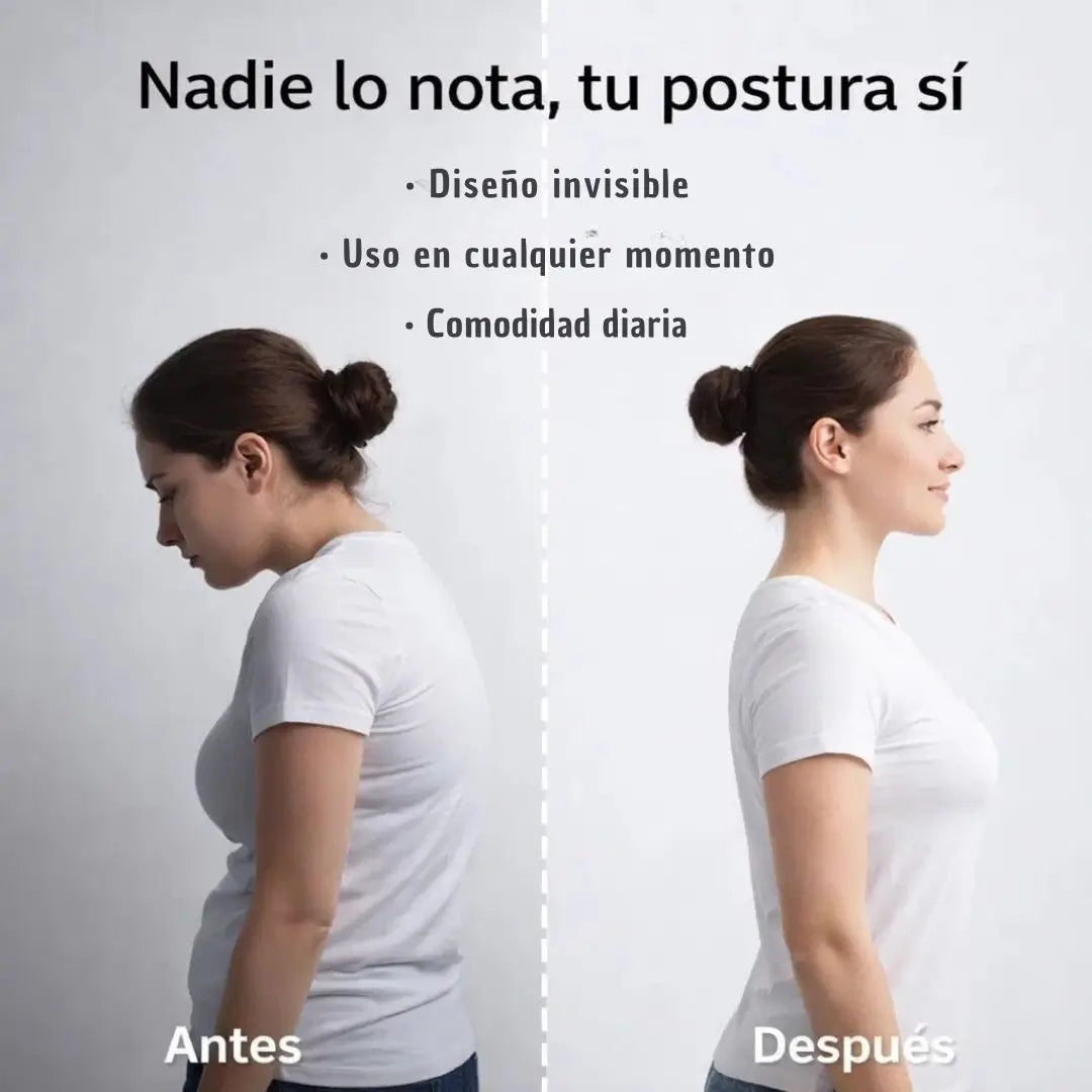 Corrector de Postura Ajustable | Ayuda a Mejorar la Postura y Aliviar la Tensión en Espalda y Hombros