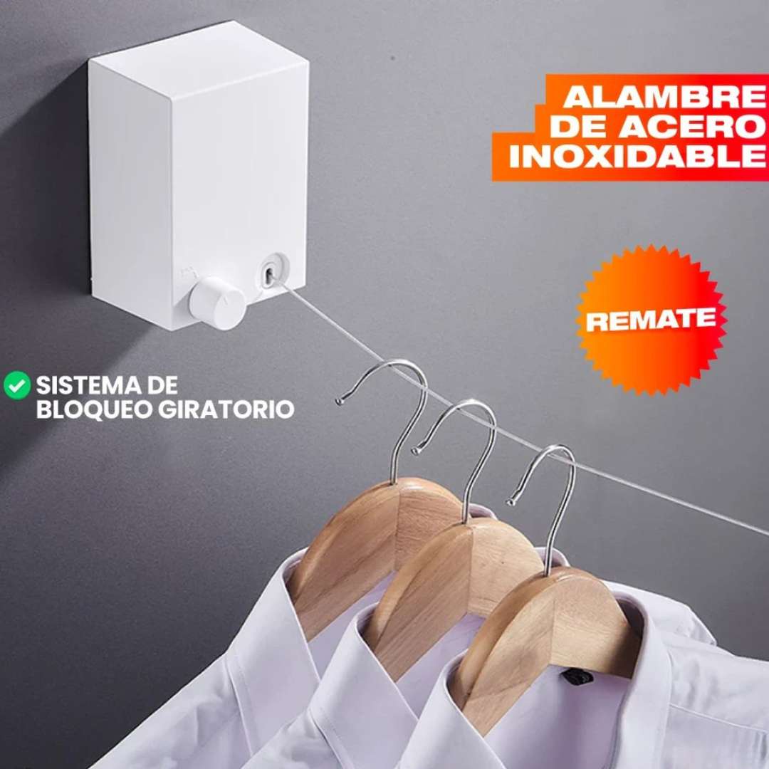 Tendedero Retráctil | Tu Hogar Ordenado en Segundos Sin Complicaciones