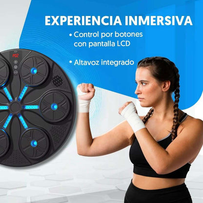Maquina Boxeo con Bluetooth y guantes | Energía y Motivación en Cada Sesión