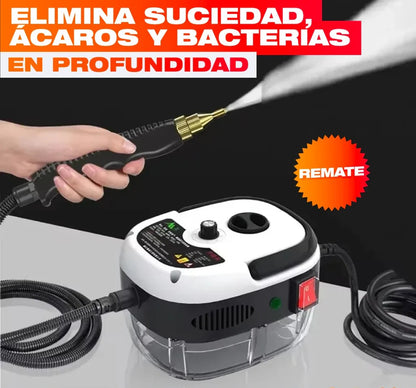 Limpiadora a Vapor de Alta Presión 2500W + Accesorios | Limpieza Profunda en Minutos