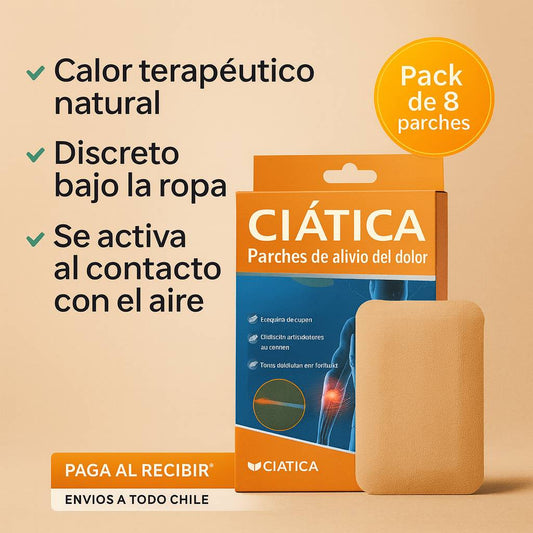 Pack Parches Ciática | Alivio al Dolor Desde la Primera Aplicación