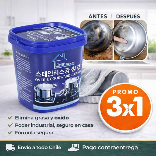 LLEVAS 3 Y SOLO PAGAS 1 | LIMPIADOR ELIMINADOR DE OXIDO Y GRASA MULTIUSOS