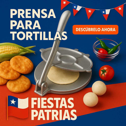 Prensa para tortillas y sopaipillas – Masas Perfectas en Segundos