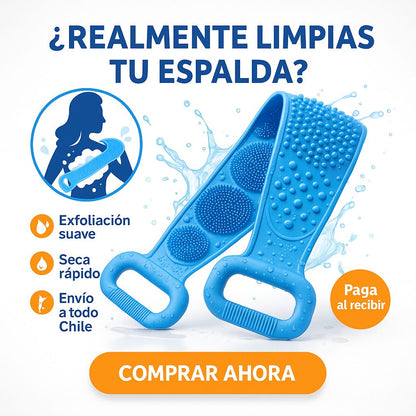 Cepillo de Baño Exfoliante | Limpia Zonas Inalcanzables