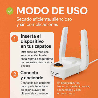 Secador eléctrico para calzado | TotalDry