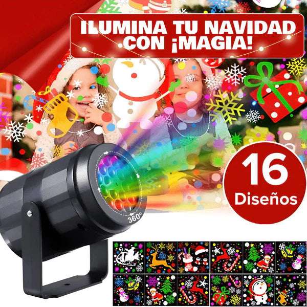 Proyector de Figuras Navideñas