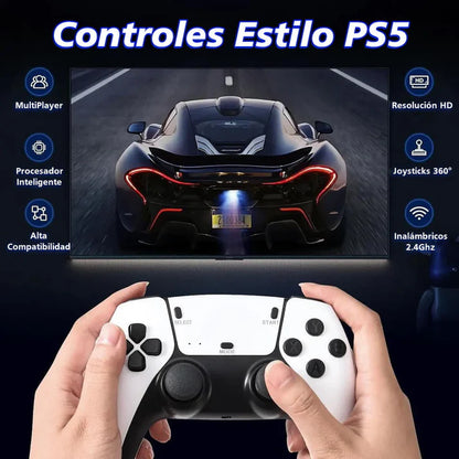 Consola Retro M15 + Miles de Juegos + 2 Controles | Mega Oferta