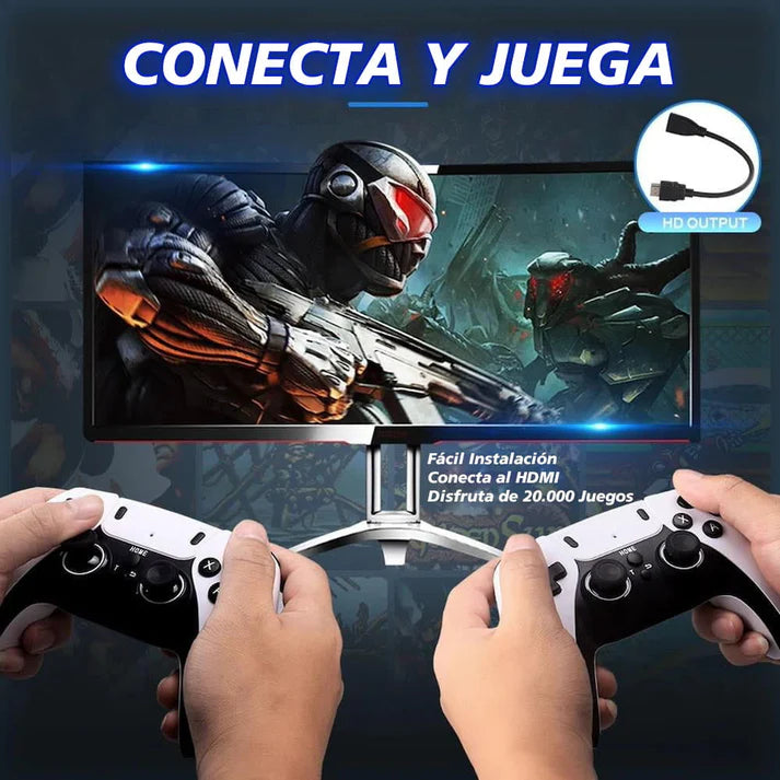 Consola Retro M15 + Miles de Juegos + 2 Controles | Mega Oferta
