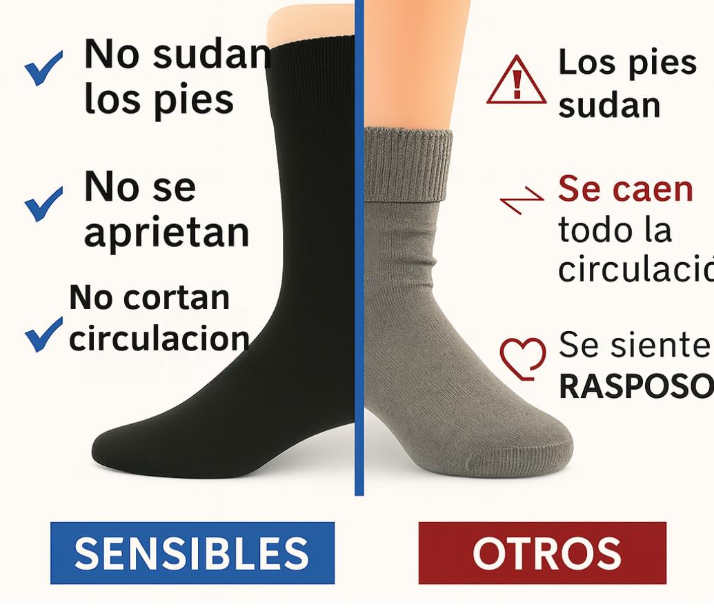 CALCETINES SIN COSTURA (PARA PIES SENSIBLES) | PACK 12 PARES