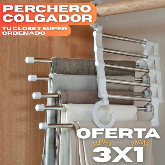 LLEVA 3 PAGAS 1 | Perchero Colgador | Tu Closet Deja de ser un Caos