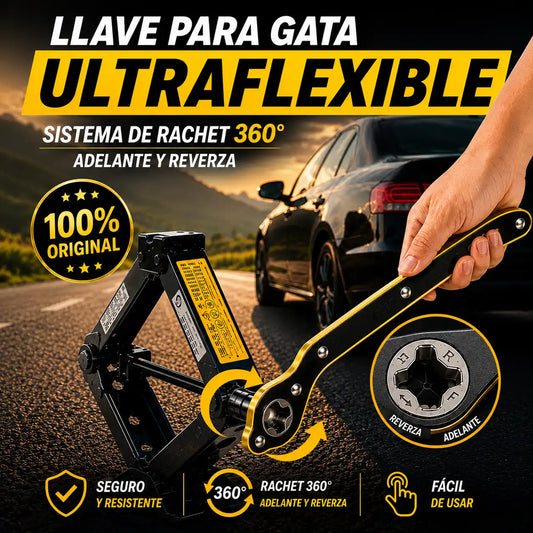 Llave para Gata 33 cm | Cambia la Rueda Rápido y sin Esfuerzo