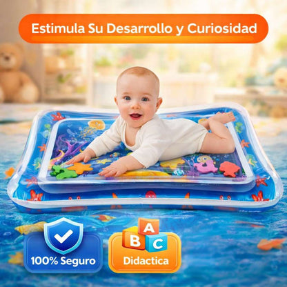 Alfombra de agua sensorial para bebés 💦| Perfecto para estimular el desarrollo y divertir