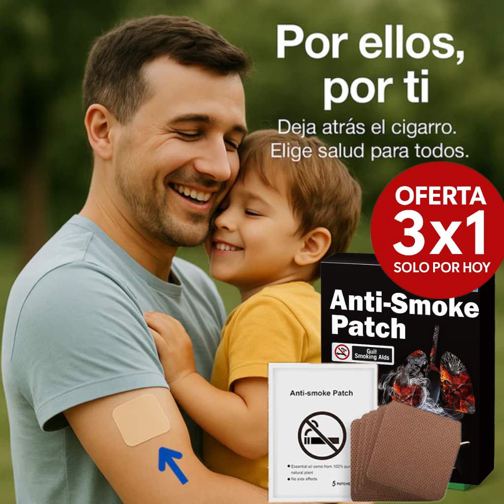 OFERTA 3x1 | Parche Antitabaco Recupera el Control Hoy