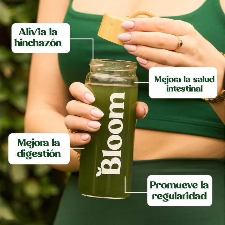 BLOOM JUGO VERDE | PARA DESHINCHARTE Y SENTIRTE LIGERA